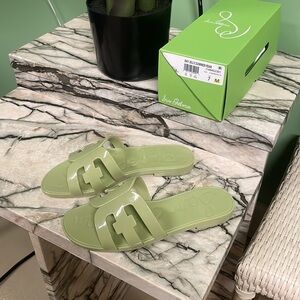 Sam Edelman Jelly Sandal in Summer Pear 🍐🌴🍐